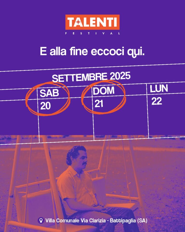 Instagram post from talenti_festival. This post is in position 4.