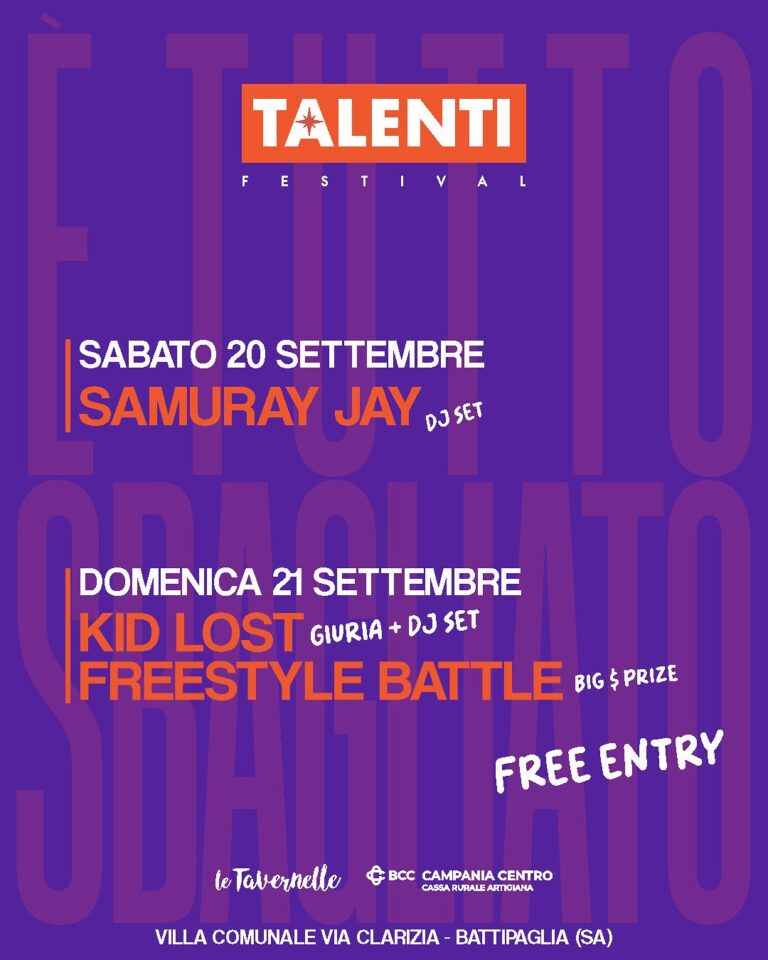Instagram post from talenti_festival. This post is in position 3.